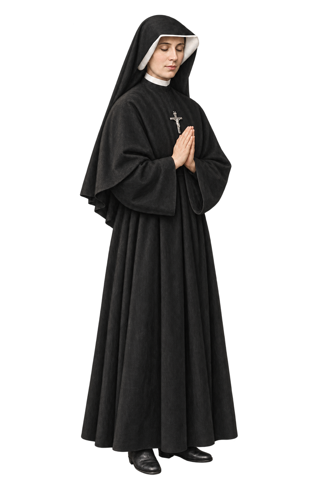 Saint Faustina Kowalska in prayer.