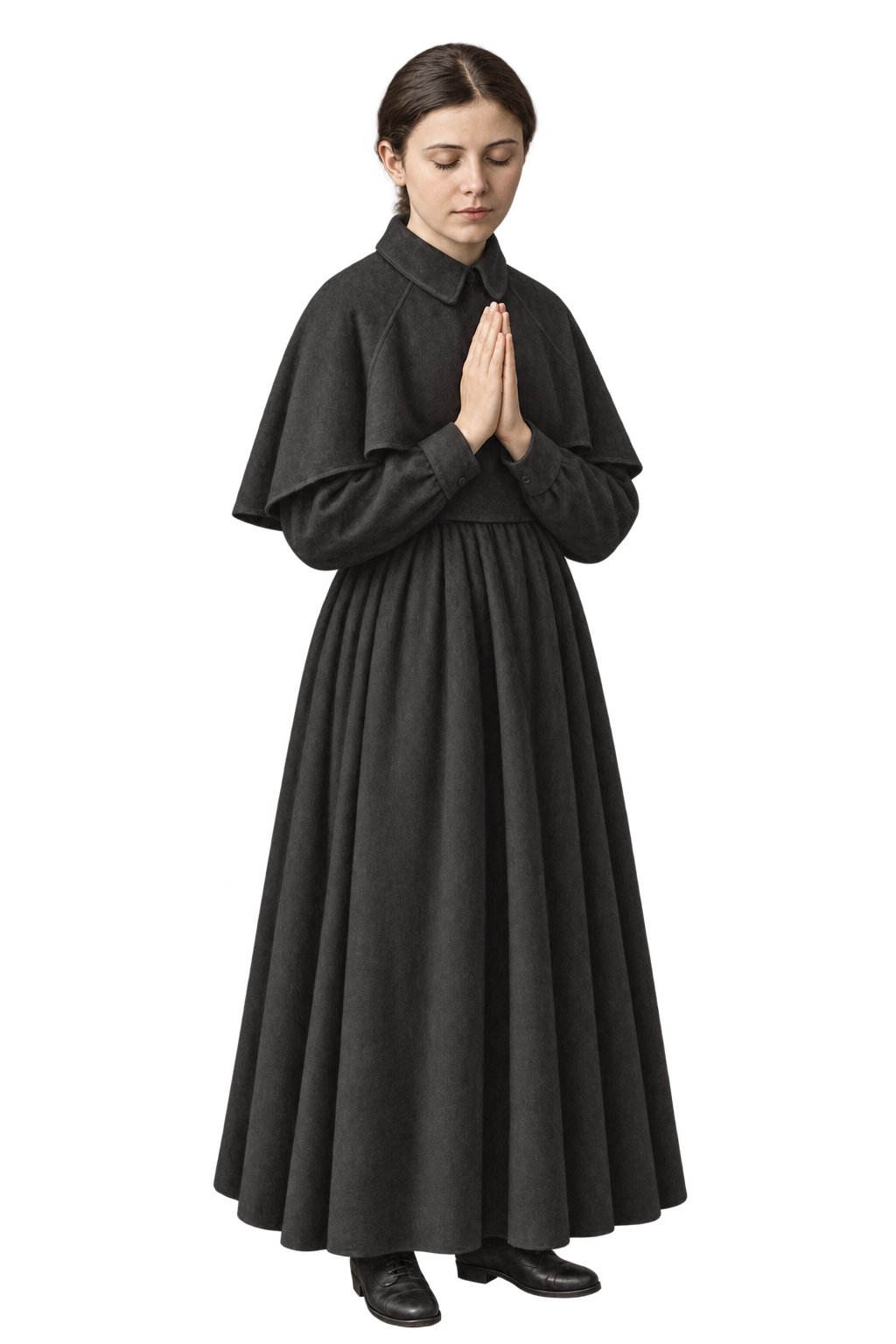 Saint Gemma Galgani in prayer.